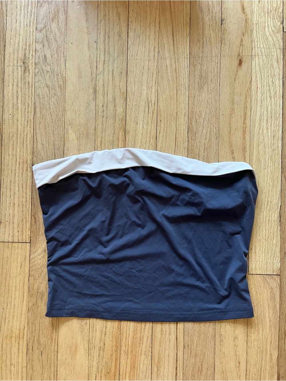 Fold-Over Strapless Tube Top